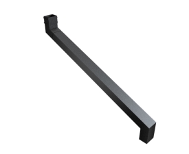 101x76mm Rect (Sq Edge) Cast Clr 2 Pt S/n 1001-1250mm Proj