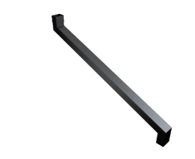 101x76mm Rect (Sq Edge) Cast Clr 2 Pt S/n 1251-1500mm Proj