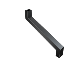 101x76mm Rect (Rad Edge) F-Joint 2 Pt S/n 401-750mm Proj