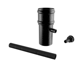 76mm Dia Cast Plain Collar Water Butt Deflector Kit