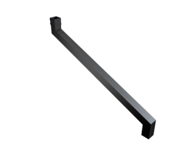 76mm Sq (Sq Edge) Cast Collar 2 Pt S/neck 1001-1250mm Proj