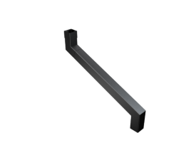 101mm Sq (Rad Edge) Swaged 2 Pt S/neck 401-750mm Projection