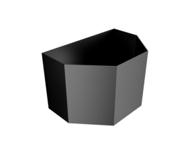 Apollo Pressed Hopper - 76mm Sq Outlet