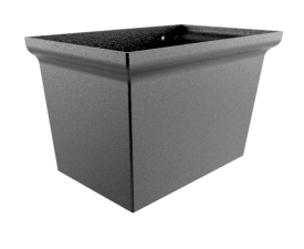 Centurion Large Cast Hopper - 101mm Dia Outlet 30mm Standoff