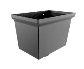 Centurion Small Cast Hopper - 101mm Dia Outlet 30mm Standoff