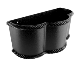 Gemina Cast Hopper - 76mm Dia Outlet 30mm Standoff