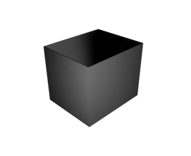 Juno Pressed Hopper - 101mm Sq Outlet 30mm Standoff