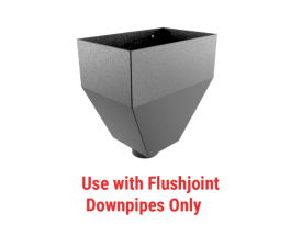 Neptune Cast Hopper - 95x70mm Rect Outlet Bespoke Position