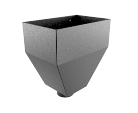 Neptune Cast Hopper - 101x76mm Rect Outlet Flushfit