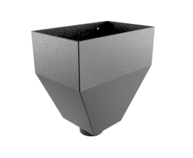 Neptune Cast Hopper - 76mm Dia Outlet 30mm Standoff