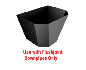 Saturn Large Pressed Hopper - 70mm Sq Outlet Bespoke Pos