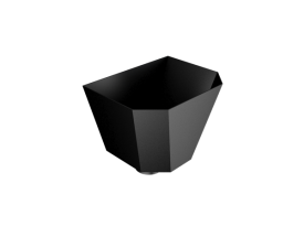 Saturn Small Pressed Hopper - 76mm Sq Outlet Bespoke Pos