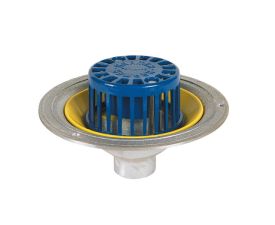 Harmer Anti Vortex Vertical Thread Olet-Dome Grate-100mm Dia