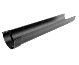 114mm Cast Deep Beaded Half Round Gutter 1.83m