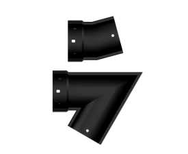 100mm Cast Beaded Half Round Non Std Angle