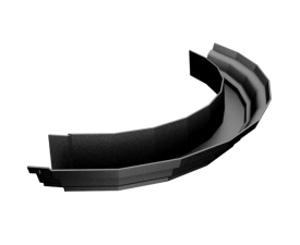 125x100mm Cast Moulded Ogee Gutter Facetted Radius 1.00m