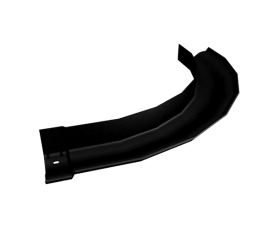 100mm Cast Victorian Ogee Gutter Facetted Radius 1.00m