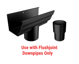 100x75mm Vintage Ogee 76mm Dia F-J Olet & Connector - D/Fix