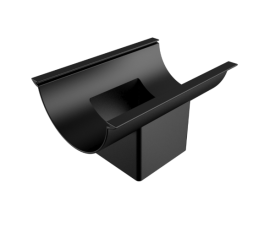 125mm Beaded Half Round 101mm Sq Outlet