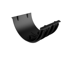 125mm Beaded Half Round Int Union Conn c/w Gasket