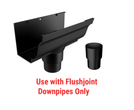 125x100mm Vintage Ogee 63mm Dia F-J Olet & Connector -D/Fix