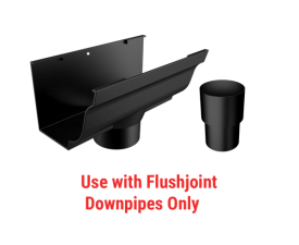 125x100mm Vintage Ogee 76mm Dia F-J Olet & Connector -D/Fix