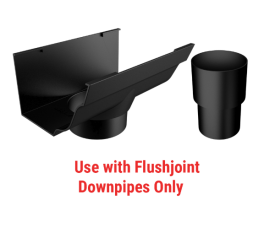 150x100mm Vintage Ogee 101mm Dia F-Joint Outlet & Connector