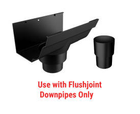 150x100mm Vintage Ogee 76mm Dia F-J Olet & Connector -D/Fix