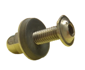 M6x25mm Nut, Bolt & Washer - For Gutters