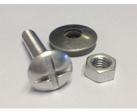 M6x30mm Nut, Bolt & Washer for Cast Gutters- Each