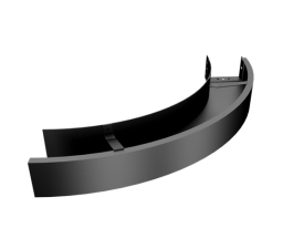 100x75mm Joggle Joint Box Gutter True Radius 1.00m