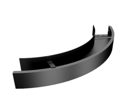 125x100mm Joggle Joint Box Gutter True Radius 1.00m