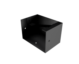 125x100mm Joggle Joint Box Gutter Ext Stopend R/H