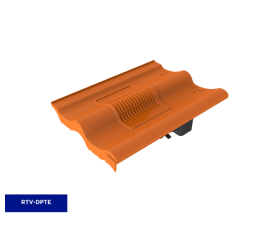 Double Pantile Tile Vent Terracotta Multi - Pack of 6