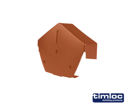 Universal Angled Ridge Cap Terracotta - Pack of 10