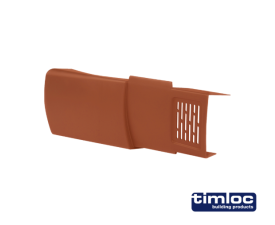 Dry fix verge for profiled tile right hand unit terracotta - Pack of 20