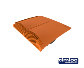 Interlocking Plain Tile Vent Terracotta Multi - Pack of 12